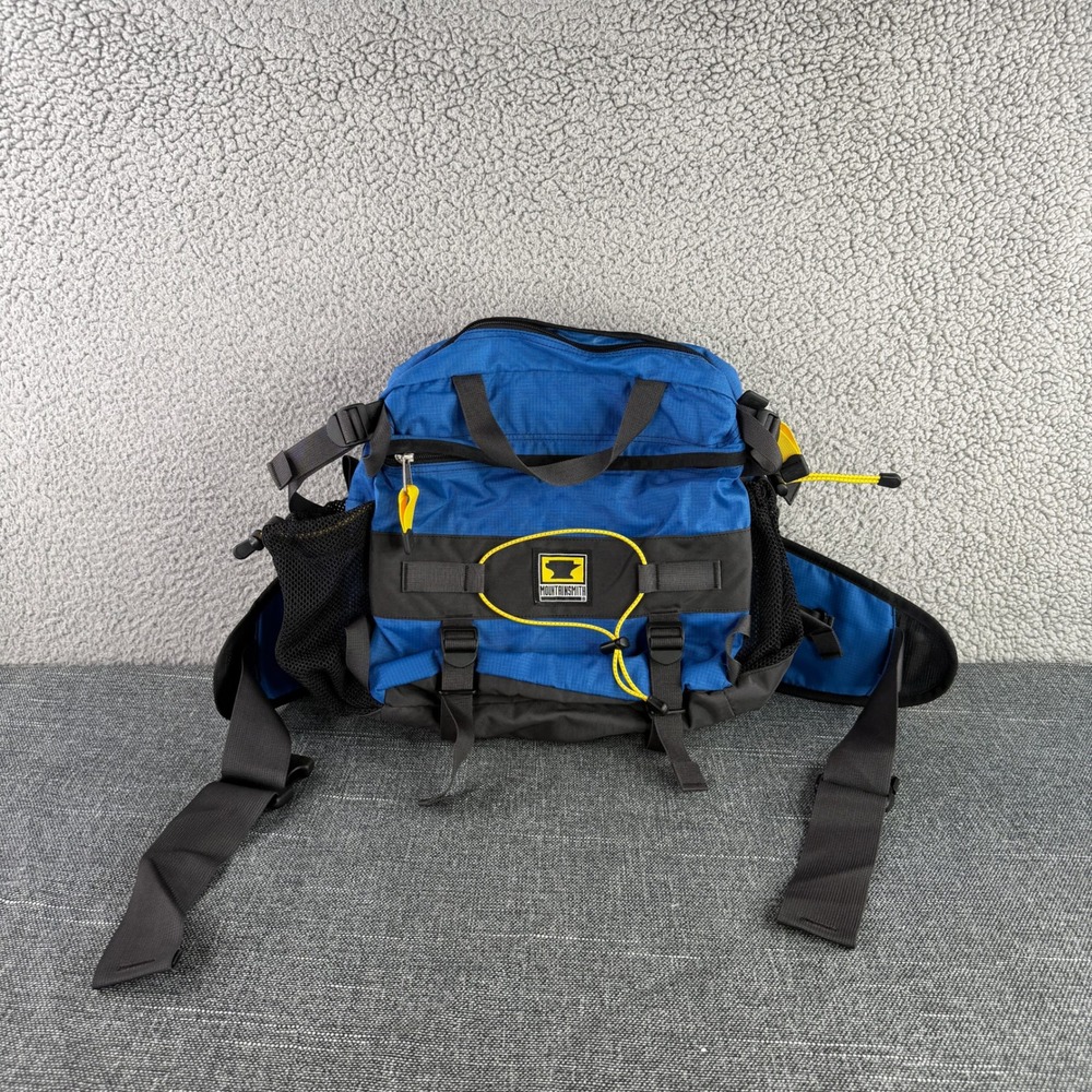 Mountainsmith Lumbar Pack Unisex Large Blue Black Hiking Waist Bag Gorpcore